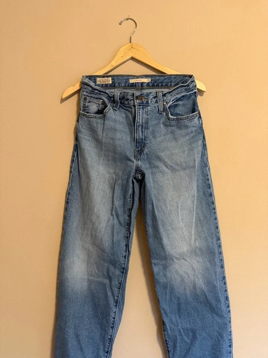 Levi's Baggy Dad Jeans Medium Wash 25 - Picture 4 of 6